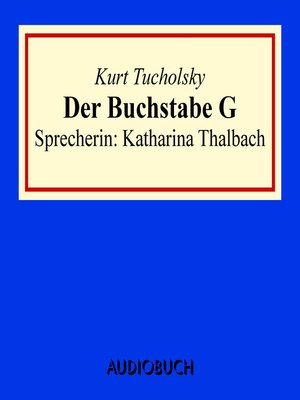 Der Buchstabe G - Audiobook